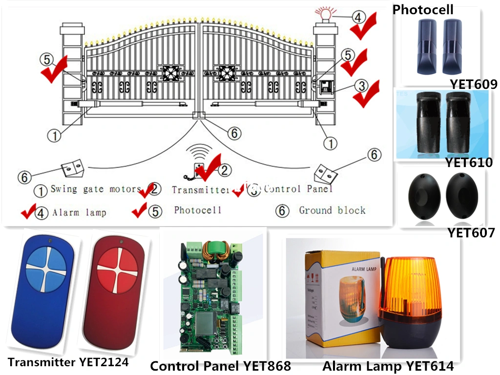 flashing warning lamp remote control system