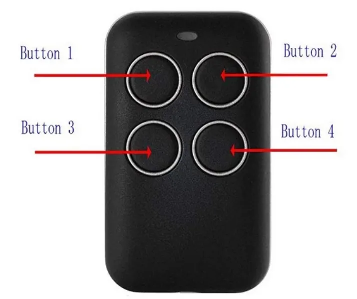 wireless 4 Channel 433.92MHZ face to face Copy Code Remote Controller Clone Remotes Auto Copy Duplicator wireless transmitter