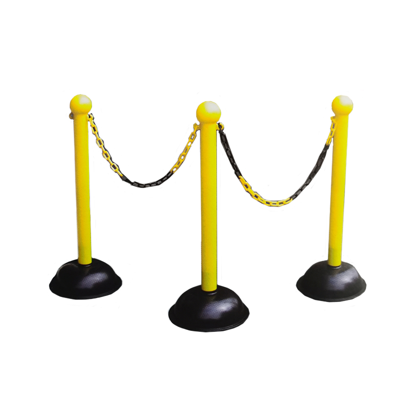 Plastic Post Crowd Control Barrier Plastic Chain Pole/Guideline ...