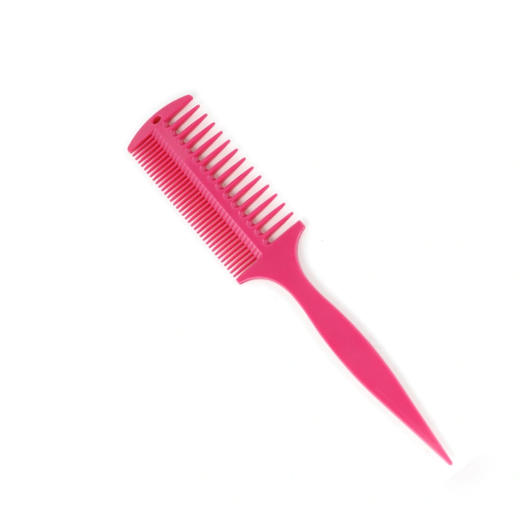 Xinlinda brand wholesale custom color logo anti static teasing rat tail comb