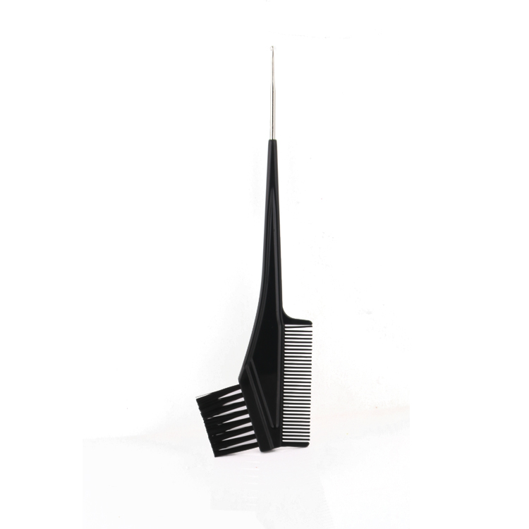 Xinlinda brand wholesale Hair salon kit top quality soft plastic hair dye tail brush Double-sided comb