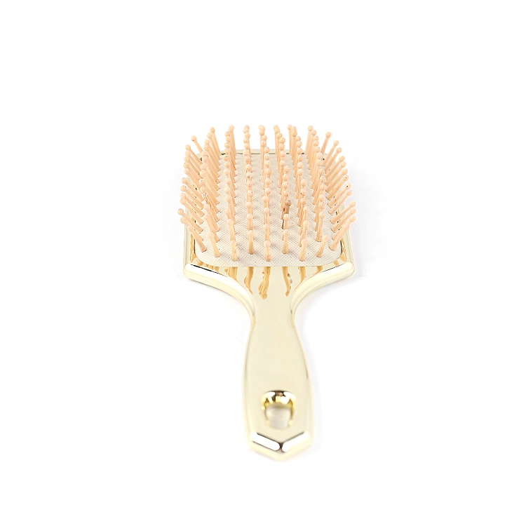 Xinlinda brand high quality hot sale cheap platin gold paddle hairbrush comb