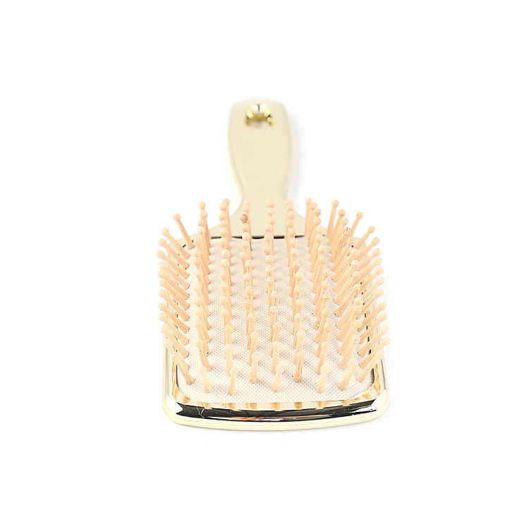 Xinlinda brand high quality hot sale cheap platin gold paddle hairbrush comb
