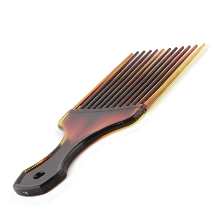 Xinlinda brand hot selling durable amber Customized Logo Colors Afro head massage beard comb