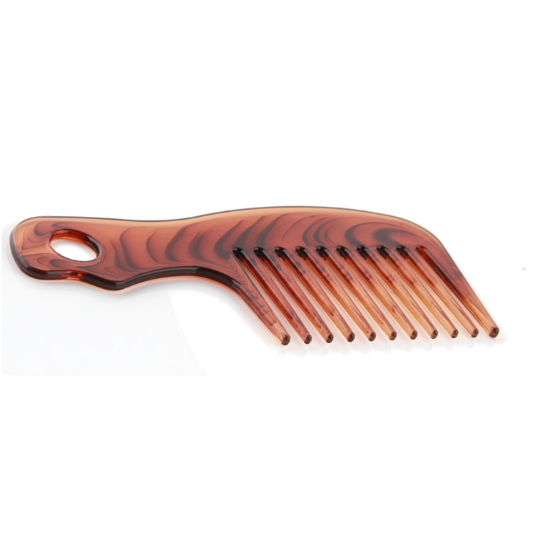 Xinlinda brand Factory direct sale plastic binding combs amber color mens comb