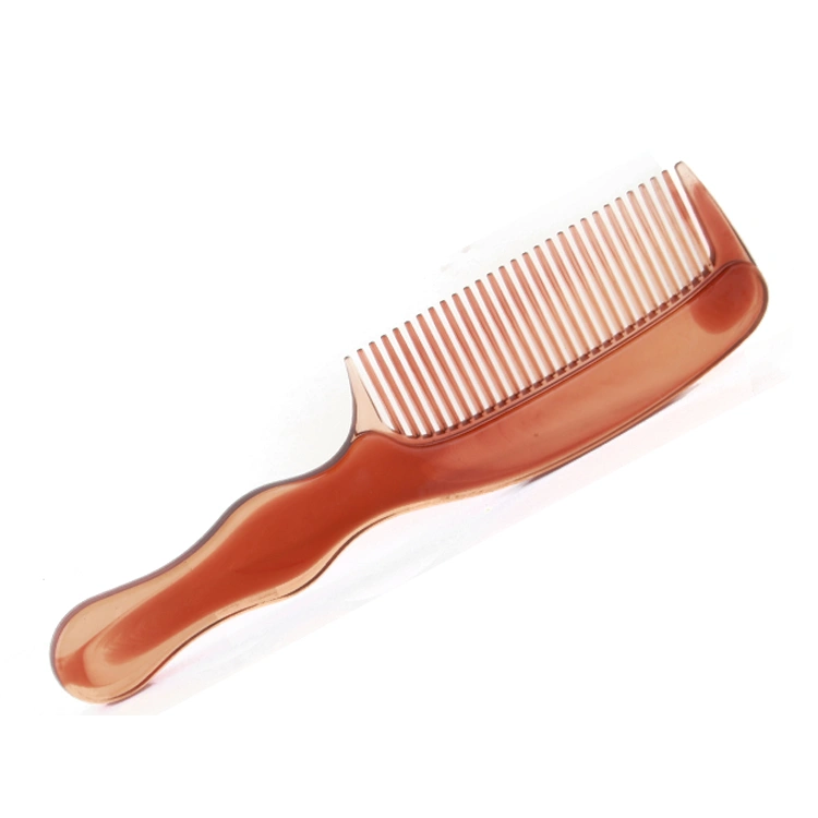 Xinlinda brand amber color handle tortoise shell comb personalized hair salon comb with logo