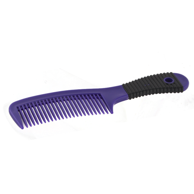 Xinlinda brand purple color high quality plastic wholesale household durable plastic hair brush hair comb