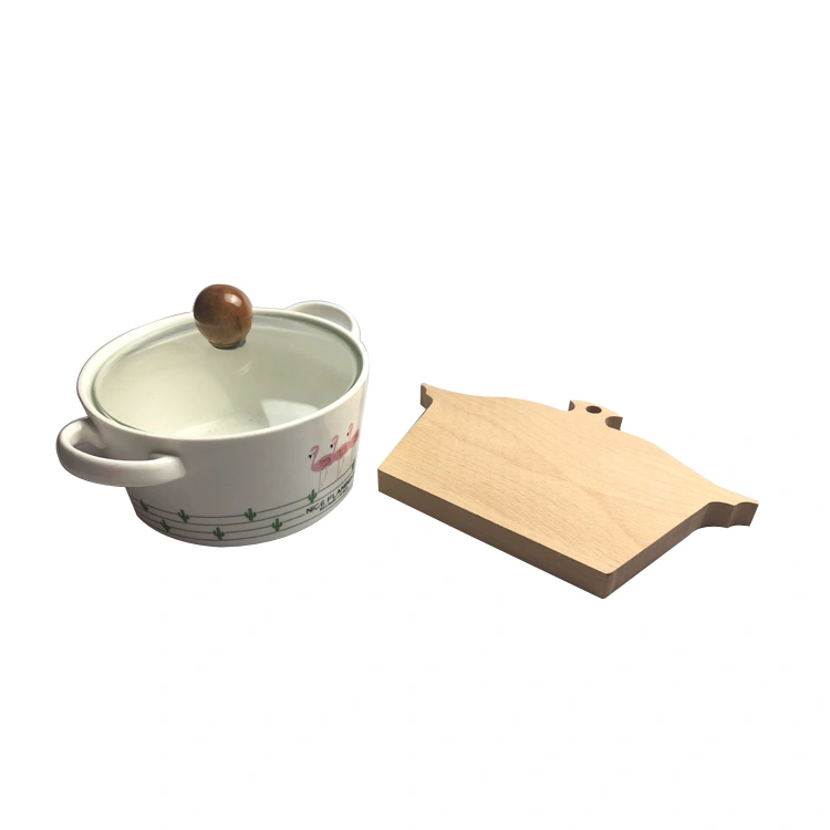 Factory price New design Irregular custom size cheap wooden pot coaster