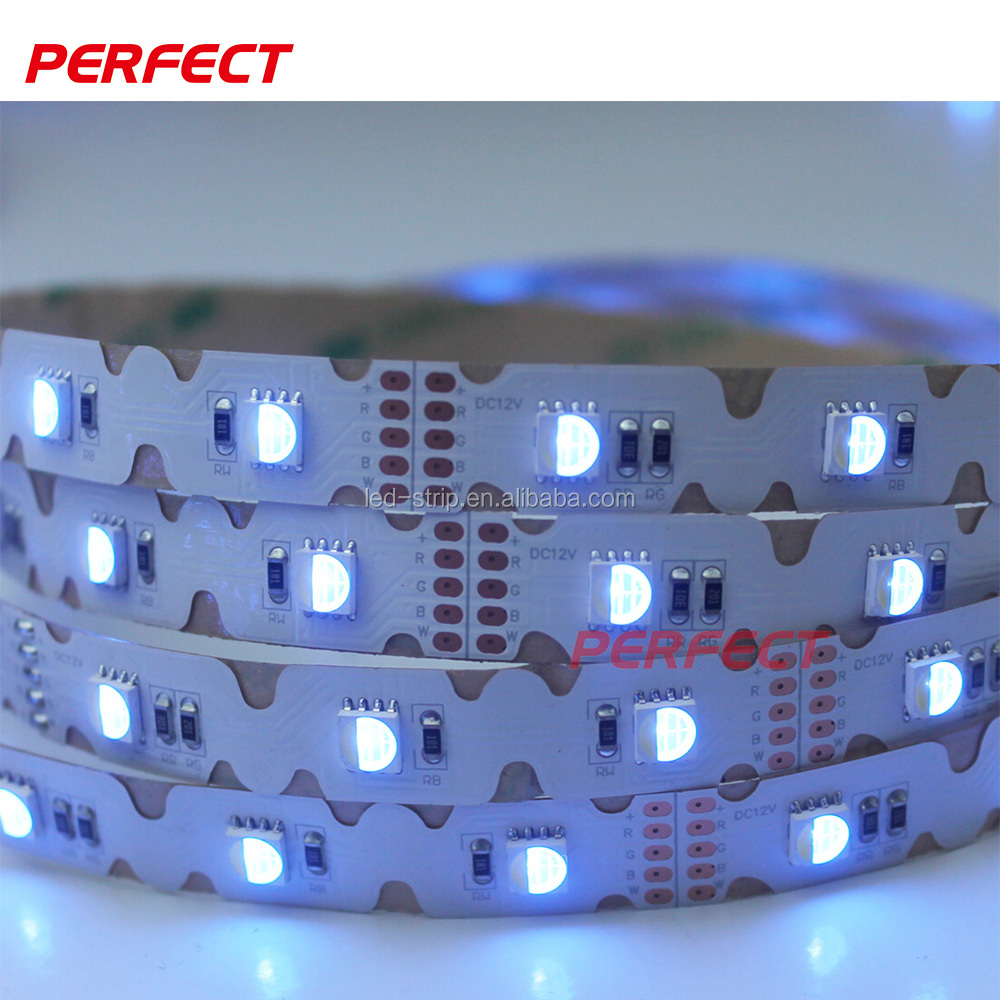 DC 12V SMD 5050 RGB RGBW RGBWW S shape multicolor waterproof CE ROHS bendable zigzag foldable led strip