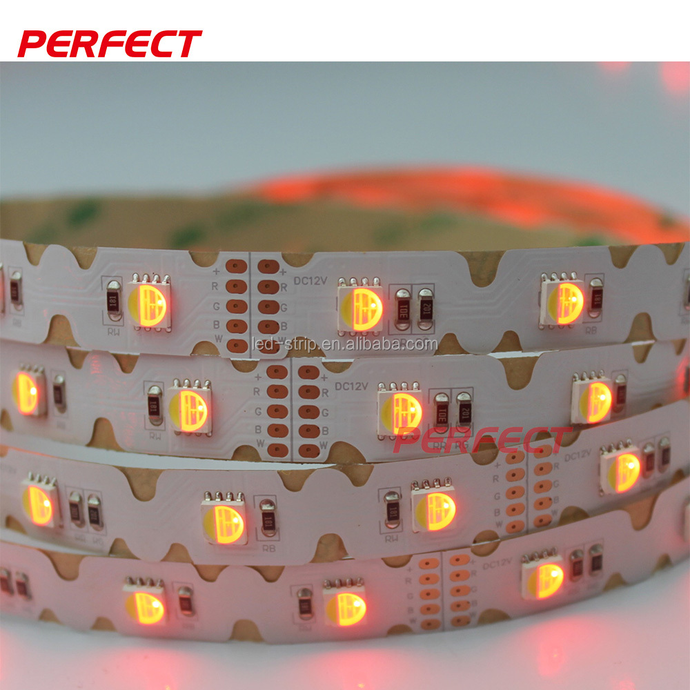DC 12V SMD 5050 RGB RGBW RGBWW S shape multicolor waterproof CE ROHS bendable zigzag foldable led strip