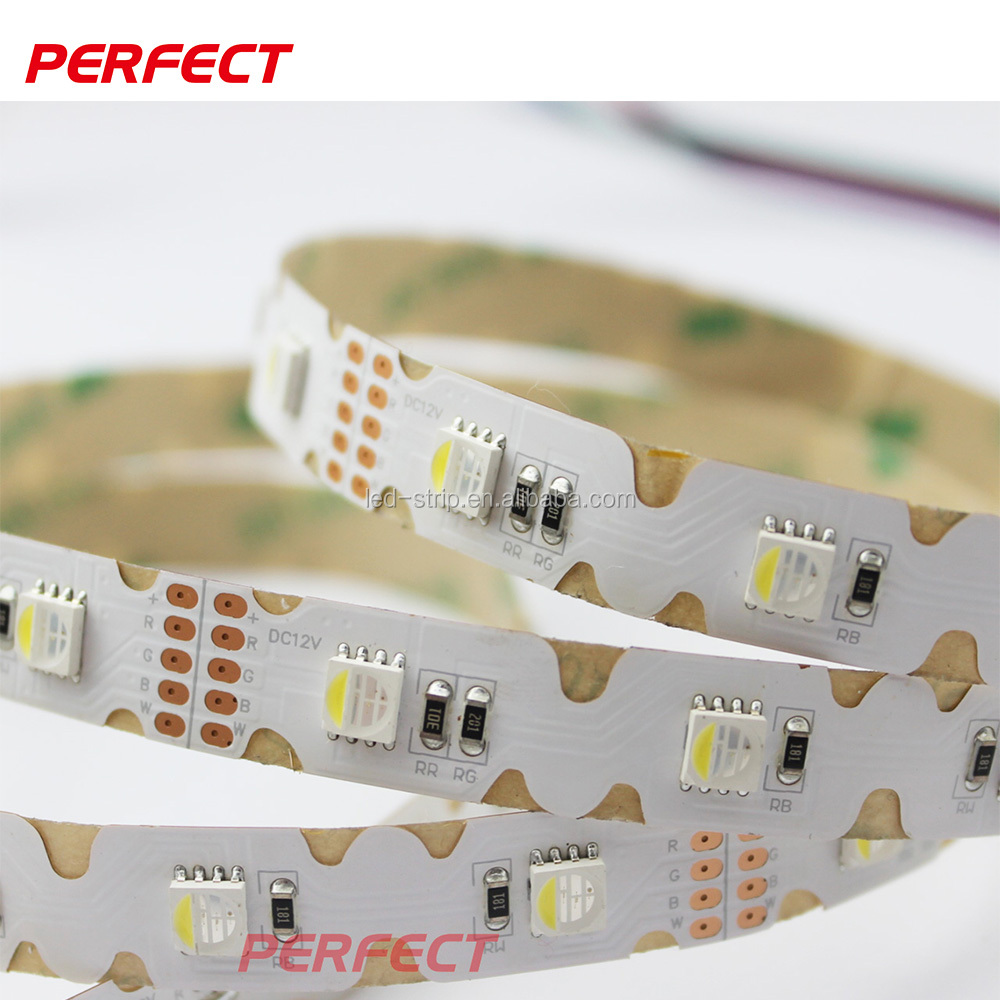 DC 12V SMD 5050 RGB RGBW RGBWW S shape multicolor waterproof CE ROHS bendable zigzag foldable led strip