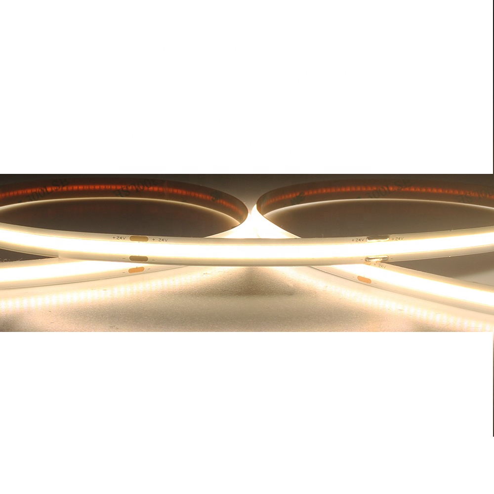 DC12V/24V COB Single Color Flexible LED Strip Cri90 without Light Dot