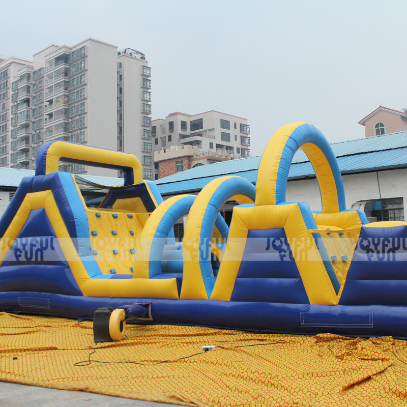 Giant outdoor inflatable obstacle course jumping game inflatable new products for sale JFOB-16A,pc4.JPG