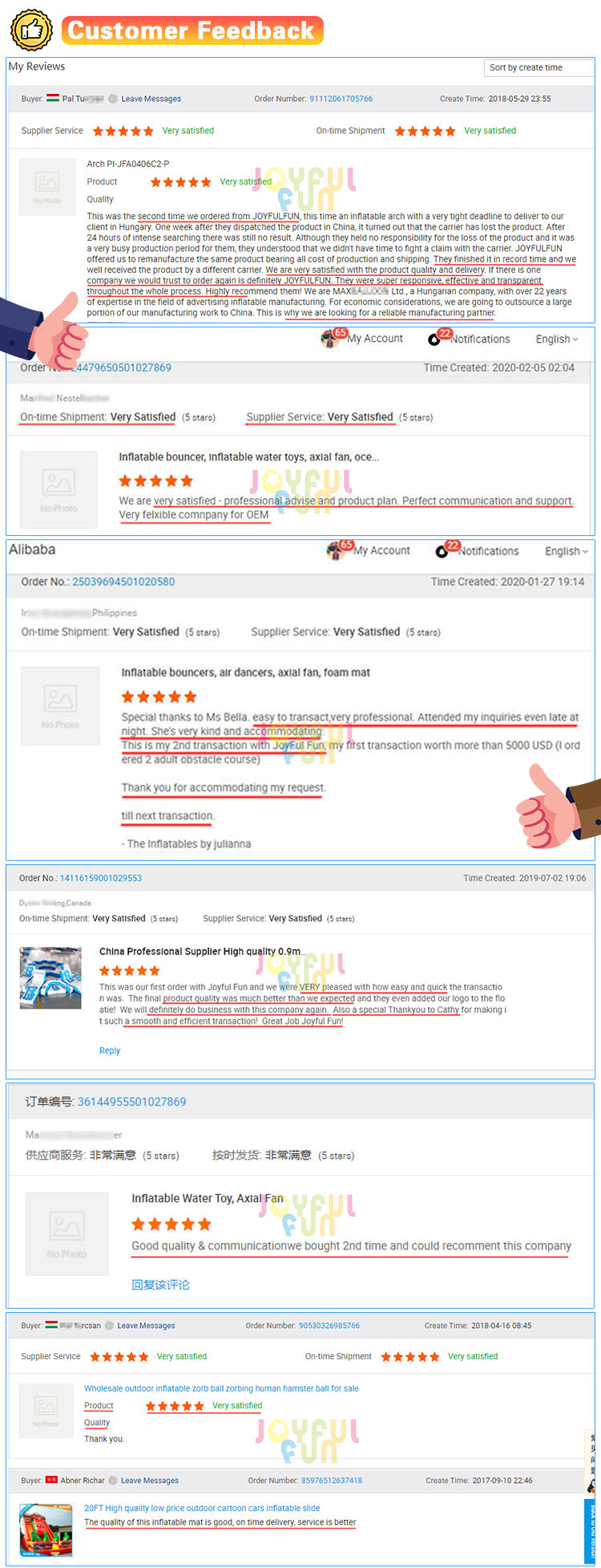 The best feedback 5