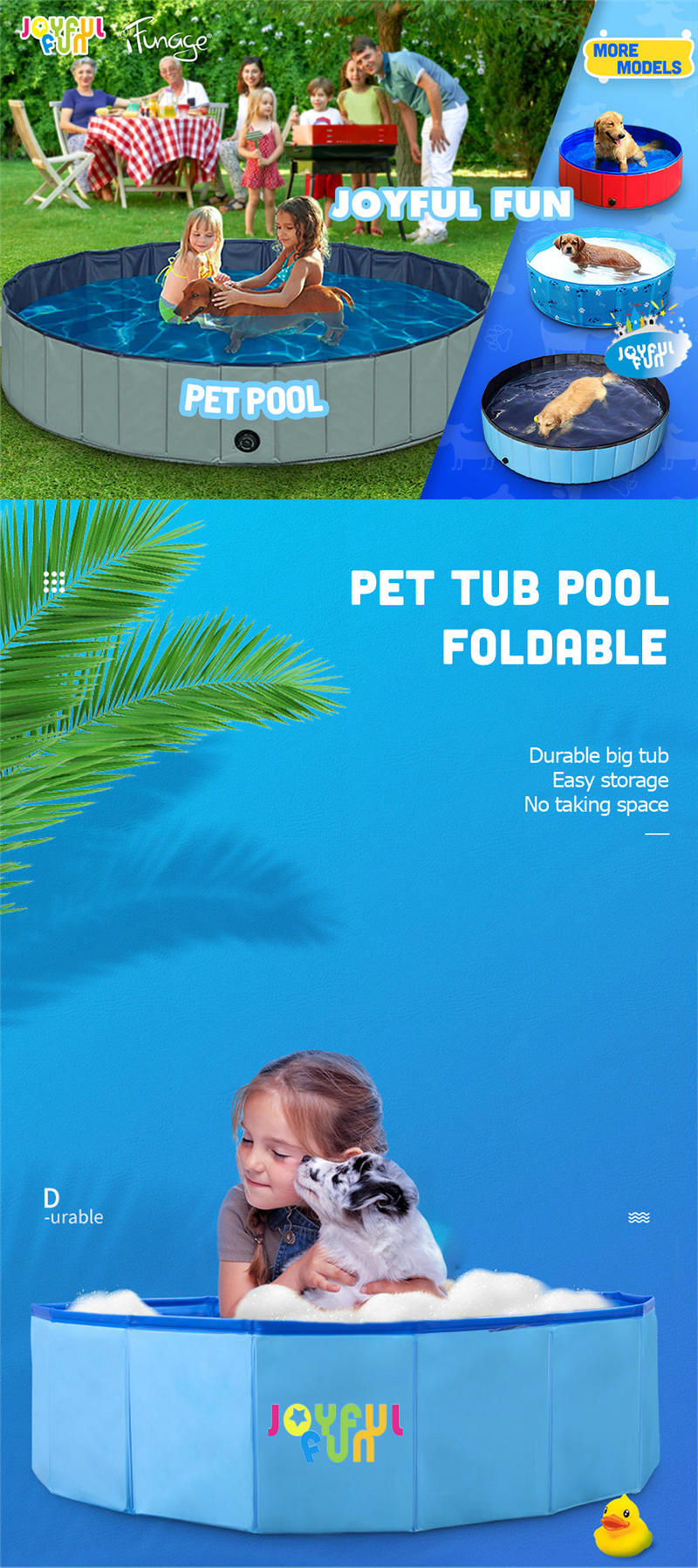 Pet Pool and Bathing Tub