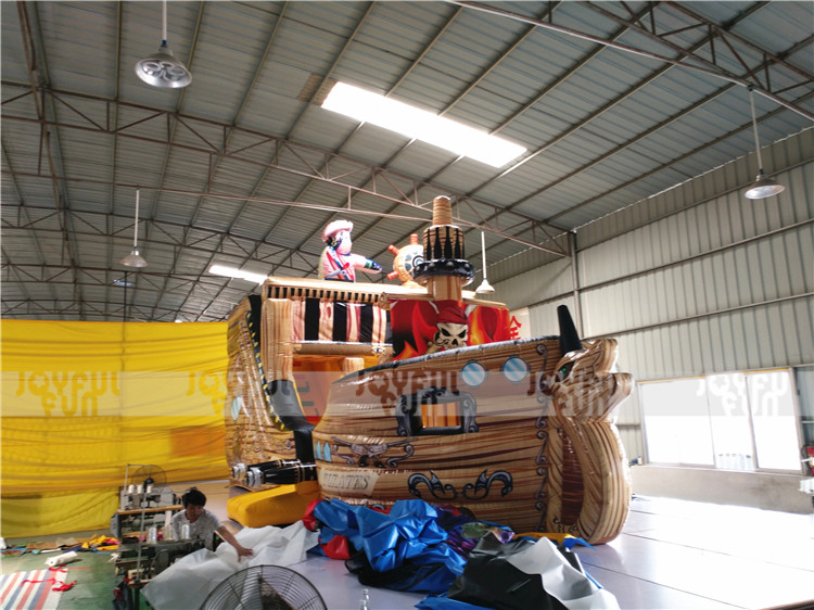 China factory classic Pirate Ship inflatable slide playground for sale JFPG-18-2.jpg