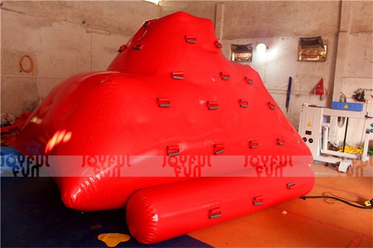 Hot Selling Funny Inflatable Floating Iceberg Slide Climbing Wall for sale JFIB-04-4