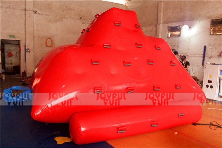 Hot Selling Funny Inflatable Floating Iceberg Slide Climbing Wall for sale JFIB-04-2