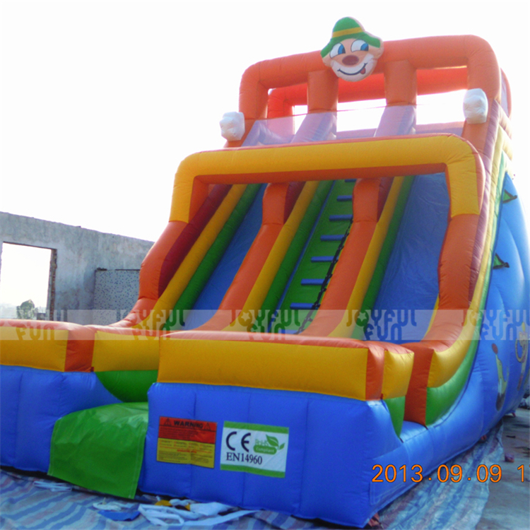 Hot Sale Inflatable Double Lane Slip Slide Outdoor Floating House Inflatable Slide.jpg
