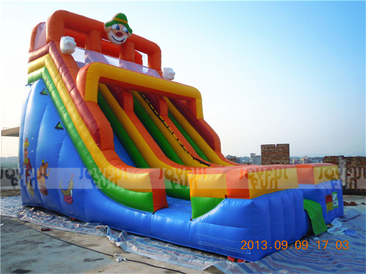 Hot Sale Inflatable Double Lane Slip Slide Outdoor Floating House Inflatable Slide.jpg