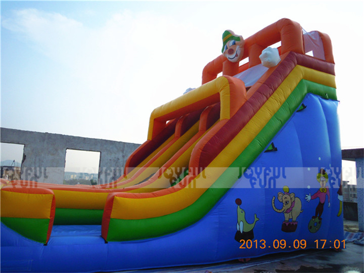 Hot Sale Inflatable Double Lane Slip Slide Outdoor Floating House Inflatable Slide.jpg