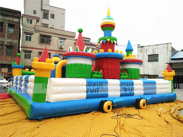 Colorful Giant Water Park Equipment Outdoor Inflatable Playground in Inflatable Bouncer.jpg