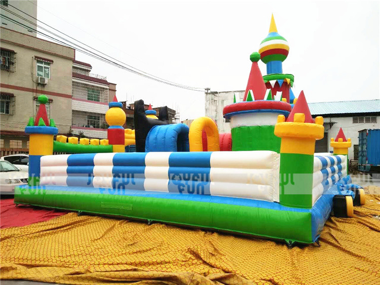 Colorful Giant Water Park Equipment Outdoor Inflatable Playground in Inflatable Bouncer.jpg