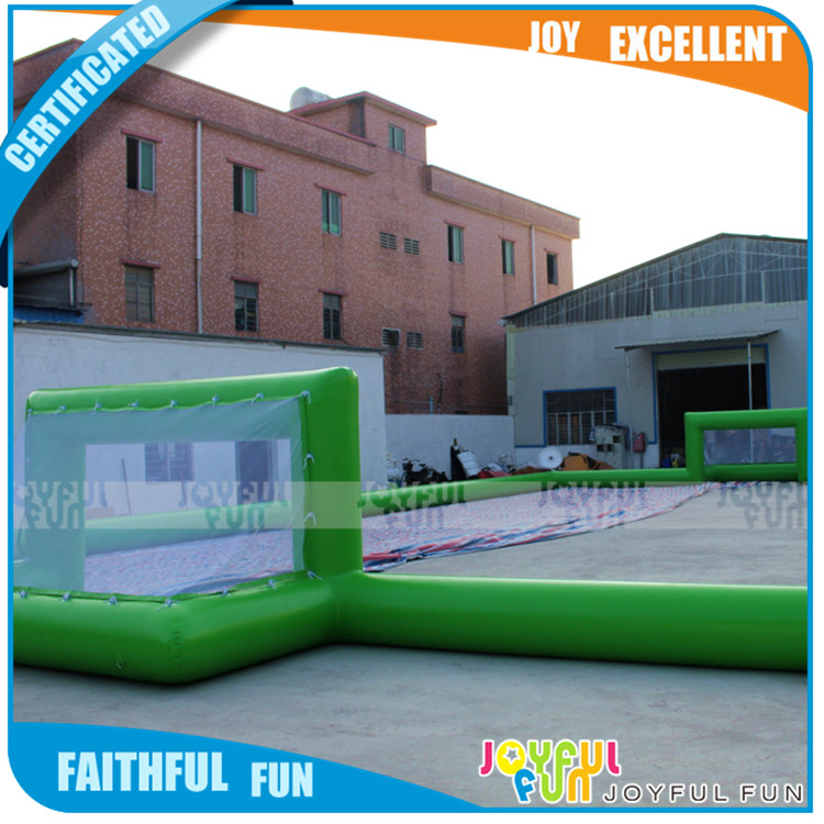 Custom Giant Inflatable Water Soccer Field Inflatable Football Foam Pit