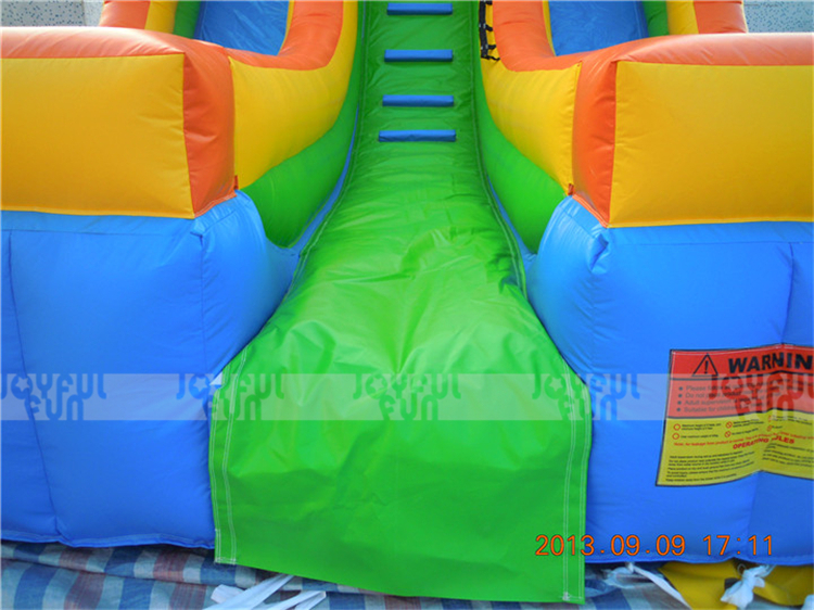 Amusement park toys inflatable clown theme children favorite dry slide inflatable game for sale JFSD-D11-8.jpg