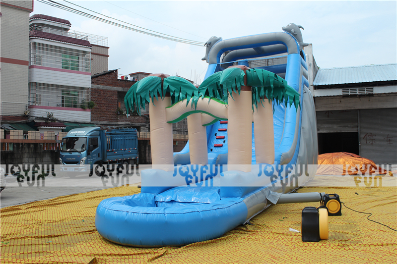 Commercial china giant inflatable wet slide inflatable slide inflatable water slide for sale JFSD-W10-3.JPG