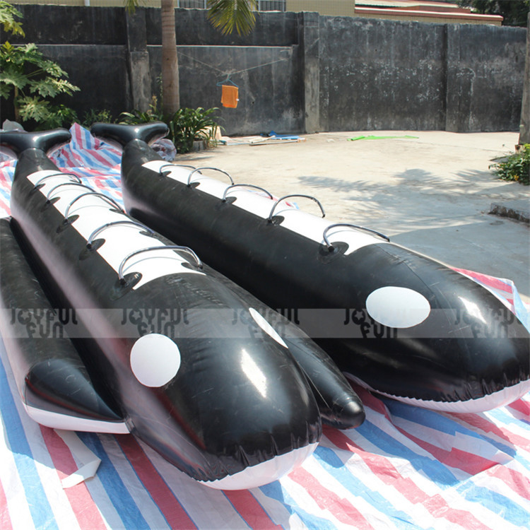 Professional factory price inflatable banana boat double line seats inflatable floating game for sale JFBBT-01D5.JPG