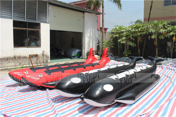 Professional factory price inflatable banana boat double line seats inflatable floating game for sale JFBBT-01D5-8.JPG