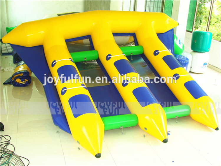 High quality factory price inflatable fish towable banana boat crazy floating game for sale JFSPWFH-03-1.JPG