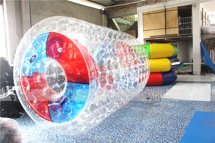 China factory price inflatable walking roller toy inflatable wheel game for sale JFRL-14-3.JPG