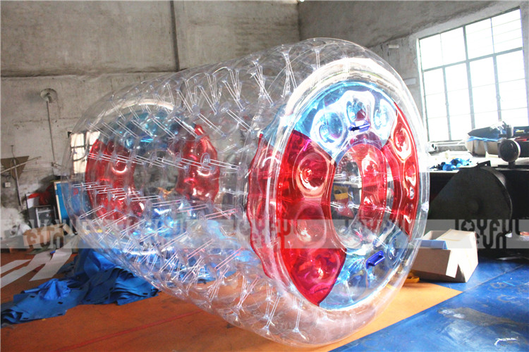 China factory price inflatable walking roller toy inflatable wheel game for sale JFRL-14-1.JPG