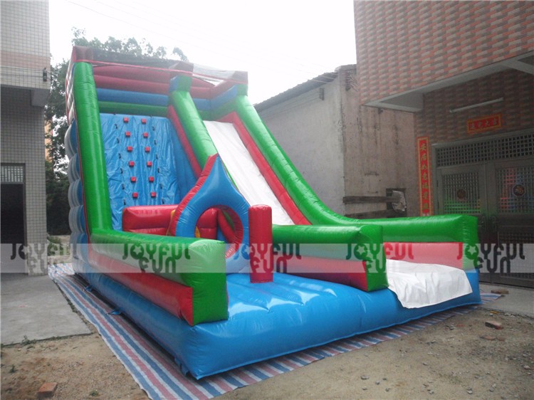 High quality commercial inflatable dry slide for amusement park JFSD-04-1.JPG