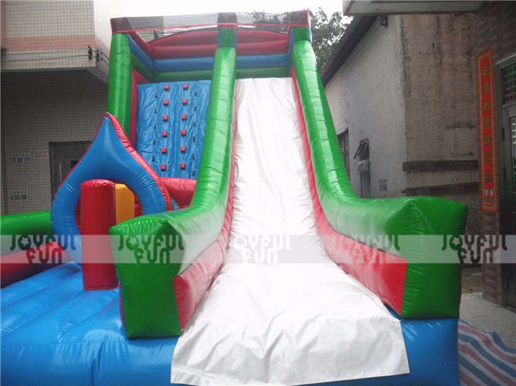 High quality commercial inflatable dry slide for amusement park JFSD-04-4.JPG