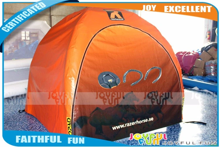 Inflatable advertising tent