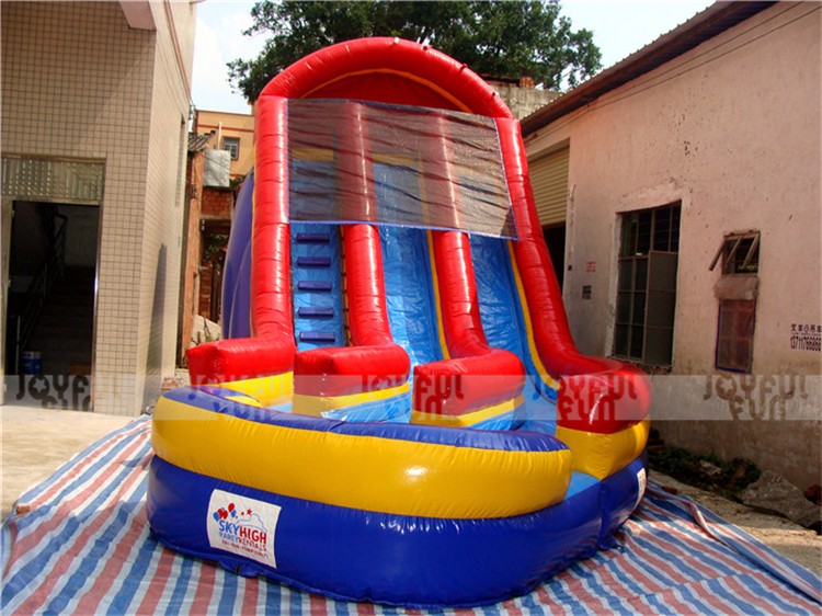 Giant Inflatable Water Slides with Pool for Sales