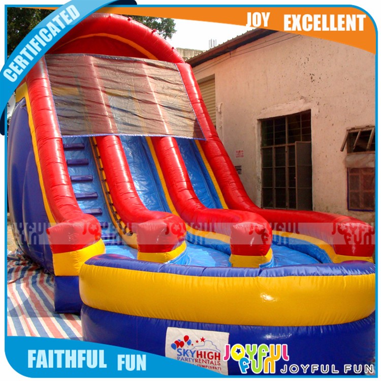 Giant Inflatable Water Slides with Pool for Sales