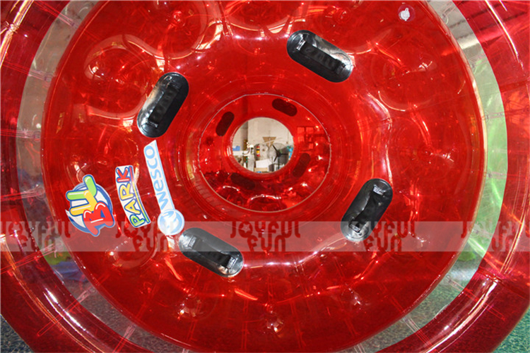 Popular inflatable water roller ball wheel inflatable roller wheel game for events JFRL-11R-6.JPG