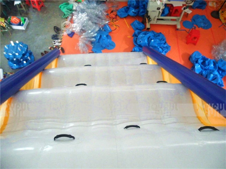 Giant inflatable water slides