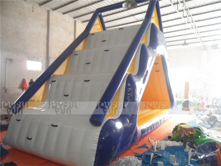 Giant inflatable water slides