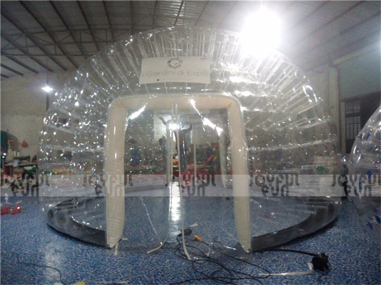 Outdoor giant welding inflatable globe inflatable transparent clear dome tent inflatable popular tent for sale JFTW-G04-5.JPG