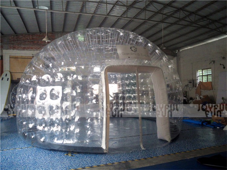 Outdoor giant welding inflatable globe inflatable transparent clear dome tent inflatable popular tent for sale JFTW-G04-3.JPG