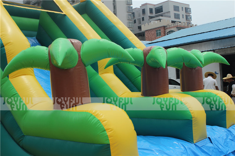 High quality inflatable China factory cheap price inflatable slide with small pool JFSD-W11-15.JPG