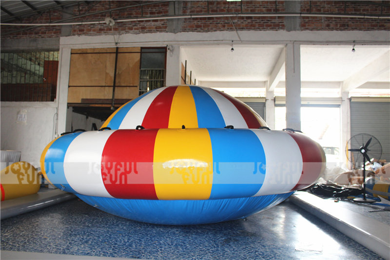 New product Joyful Fun factory inflatable flying boat towable inflatable disco boat for sale JFBBT-14-6.JPG