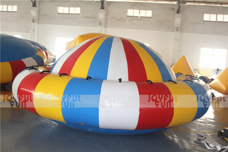 New product Joyful Fun factory inflatable flying boat towable inflatable disco boat for sale JFBBT-14-9.JPG