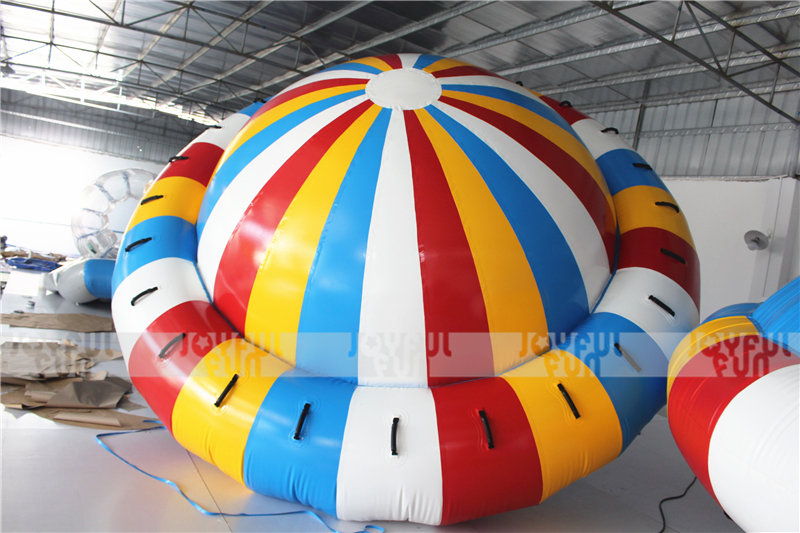 New product Joyful Fun factory inflatable flying boat towable inflatable disco boat for sale JFBBT-14-2.JPG