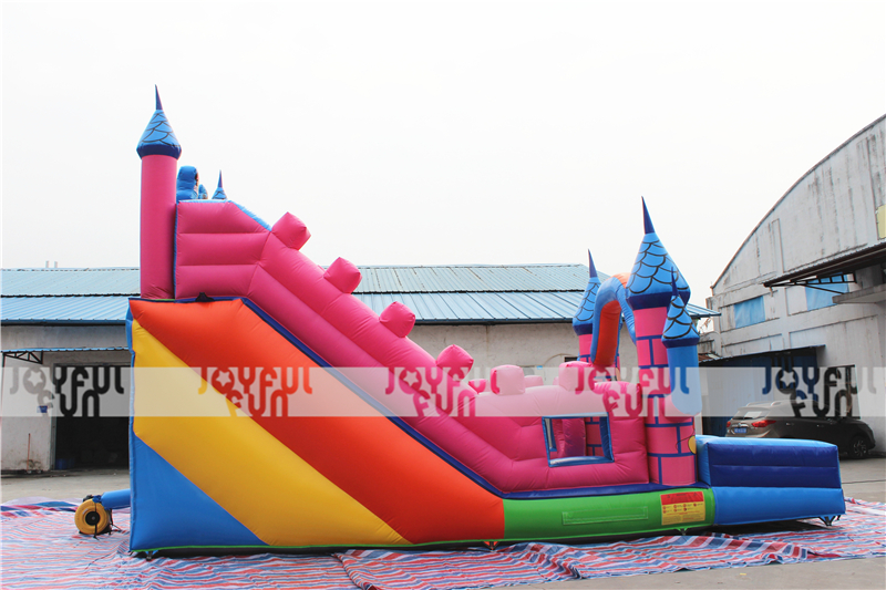 Professional factory favorite Micky Mouse cartoon inflatable slide inflatable dry slide for amusement park JFSD-16S-7.JPG